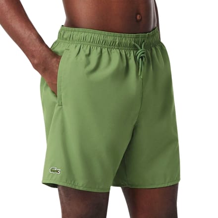 Lacoste Zwembroek Mid Groen - Maat S - Heren