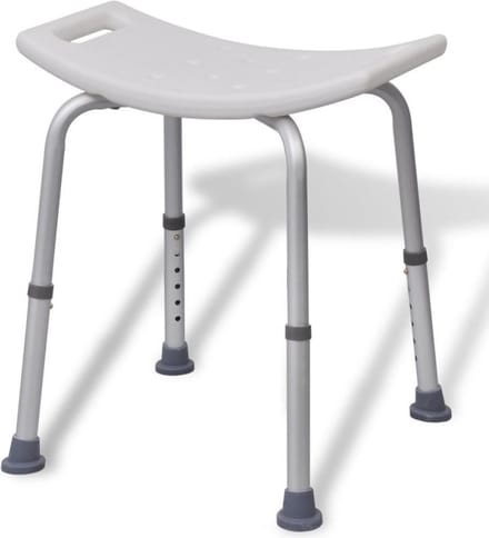Douchekruk - Aluminium Wit -Tot 100 kg - Verstelbaar 36-46 cm