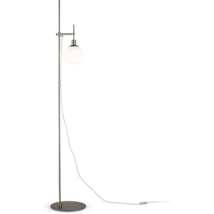 Maytoni - Vloerlamp Erich - Nikkel - Ø25