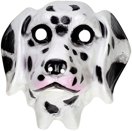 Dalmatiërmasker hond Ian plastic