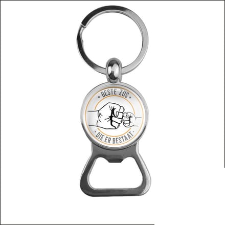 Bieropener Glas - Beste Zus