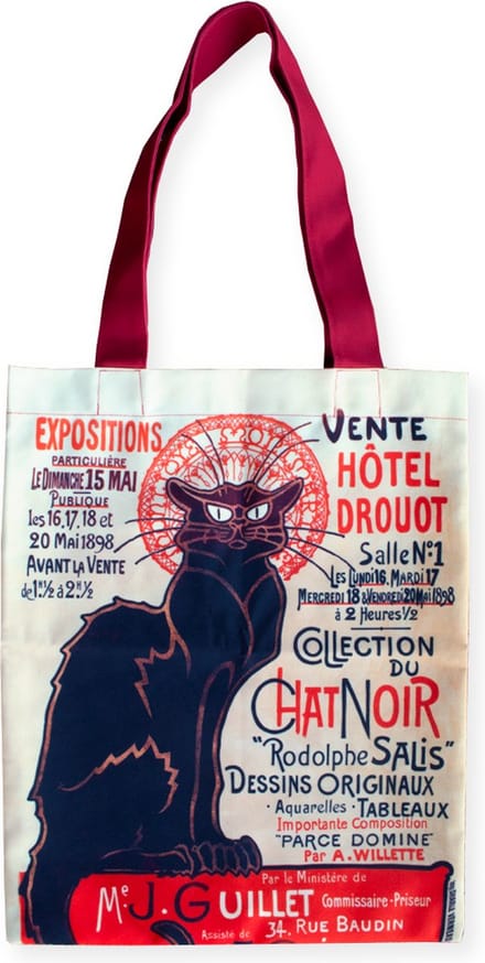 Katoenen tas, Le chat Noir, Theophile Steinlen