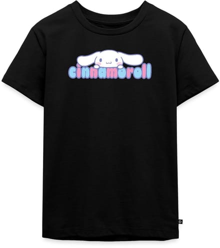 Cinnamoroll Gluurt Over De Letters Premium T Shirt Kinderen