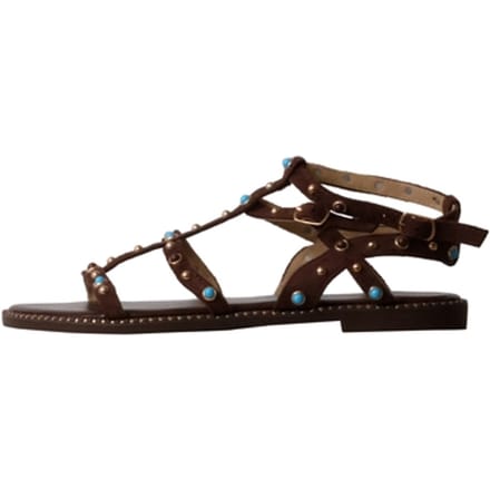 Platte sandalen met bandjes uit Parijs