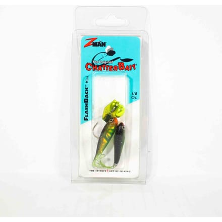 Zman Chatterbait Flashback Mini 1/8 Oz Graphique Firetiger (0372) blue