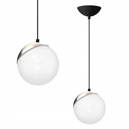 SFERA Hanglamp Zwart/Chroom E14 - Stijlvolle Verlichting