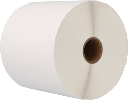 DULA Compatible Zebra Labels 102x64mm - 1100 etiketten per rol - kern 25mm - Wit - Permanent - 1 rol