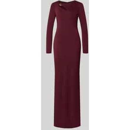 Avondjurk met Cut-out en knoopdetail Model 'BURLINCE'