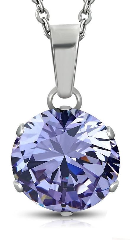 Amanto Ketting Cuno Purple - 316L Staal - ∅10mm - 45cm