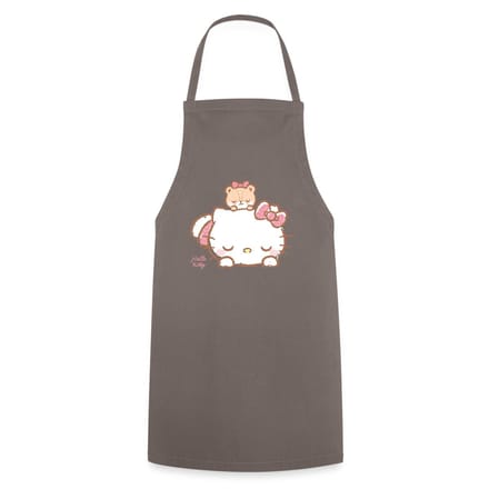Hello Kitty Met Teddy Op Haar Rug Keukenschort