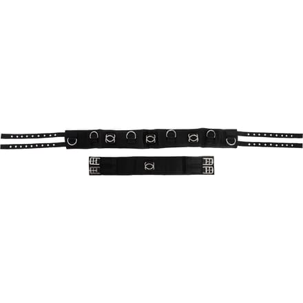 Nylon werkpaard surcingle met 9 ringen Kerbl