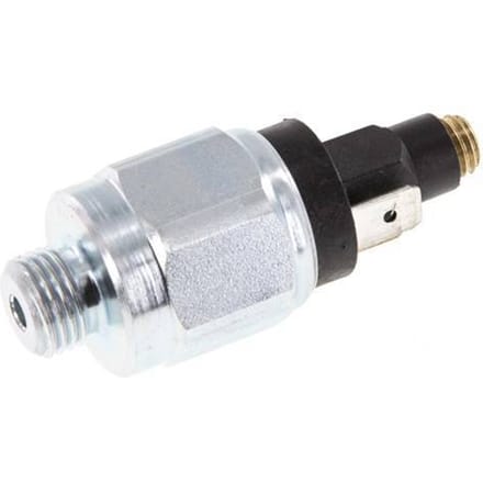0.5 tot 2bar NC Staal Drukschakelaar G1/4'' 42VAC Platte Stekker - PSL-E-N-0P5-2-C-FP