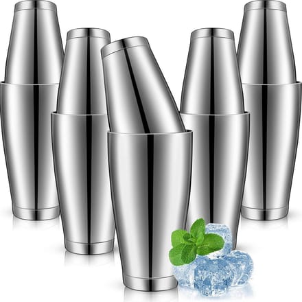 10-delige Professionele Cocktail Shaker Set RVS | Boston Shaker Set (18oz & 28oz)