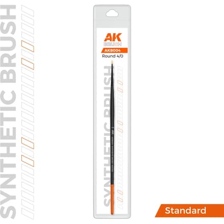 AK Interactieve synthetische ronde borstel maat 4/0