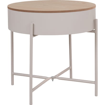 House Collection Bijzettafel Ø 40 cm Lisbeth Beige