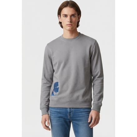 Karl Lagerfeld Dark Grey Sweat Crewneck Taglia: 3XL | Maglioni a maglia Outlet | Uomo | Grigio