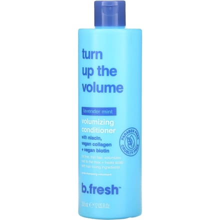 b.fresh, Turn Up the Volume, Après-shampoing volumateur, Lavande Menthe, 355 ml (12 fl oz) blue