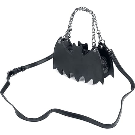 Banned - Gothic Handtas - Black Celebration - voor Vrouwen - zwart