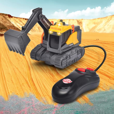 Dickie Toys graafmachine met draadbesturing