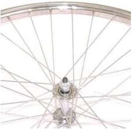 Roland voorwiel 28 x 1 3/8 vast HL32 velg rvs spk