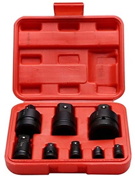 Dailygoody - 8-Delige Socket Adapter Set 1/4" tot 1" voor Onderhoud