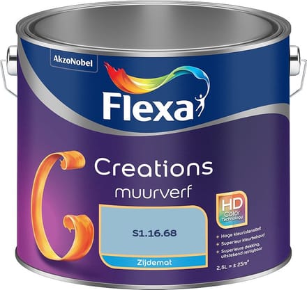 Flexa - Creations Muurverf Zijdemat - S1.16.68 - Mengverf - 2,5 L