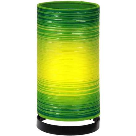 Woru Tafellamp Julie met draad omwikkeld, groen