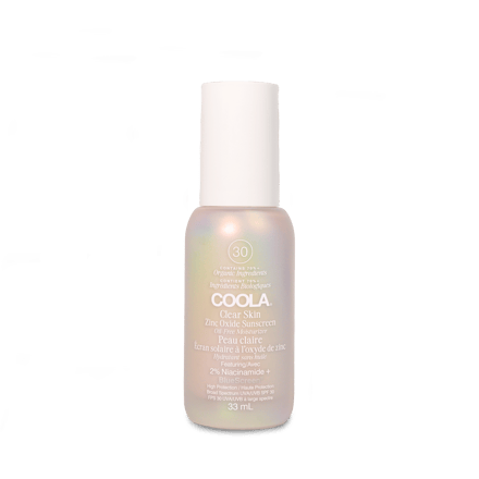 Coola Clear Skin Zinc Oxide Sunscreen Oil Free Moisturizer SPF30 33 ml