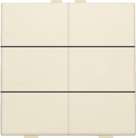 Niko Home Control - Zesvoudige busdrukknop Creme - 100-51006