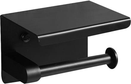 Toiletrolhouder met Telefoonplankje - WC rolhouder RVS - WCrol houder - RVS