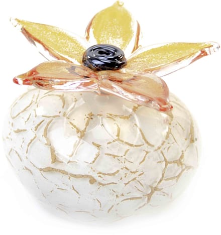 Loranto - Mini Urn Vergeet-mij-nietje Oranje - Glasurn - Luxe Urn