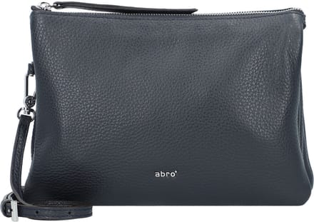 abro Adria Schoudertas Leer 24 cm - Dames - navy
