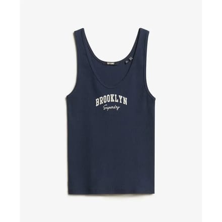 Superdry - Athletic Essentials-hemdtopje met print - Dames - Vesten
