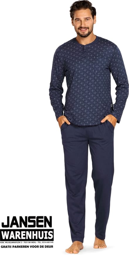 Heren Pyjama 'Blue Diamond'