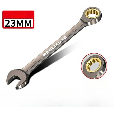 Quick-Effort Torx Dubbelzijdige Ratelsleutelset voor Autoreparatie 23mm gray