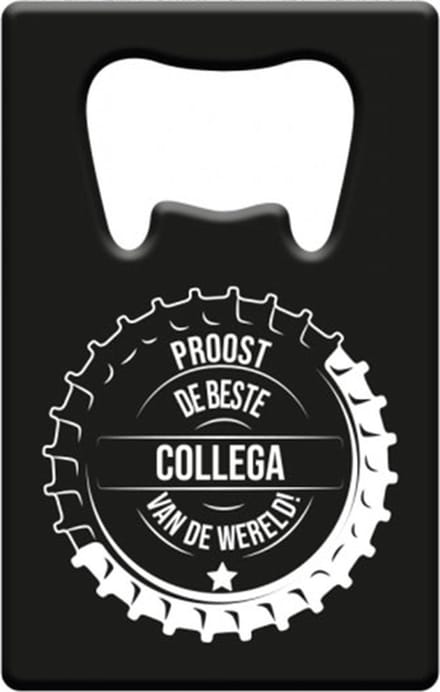 Metal beer opener - Beste collega