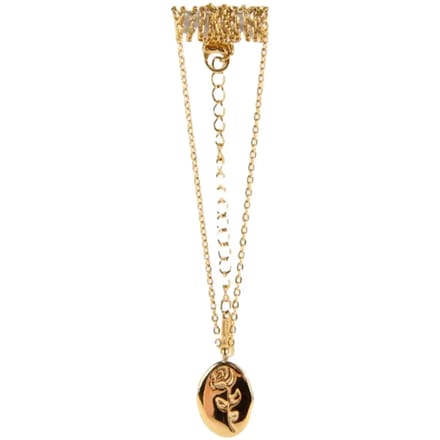 Ketting met bloem hanger vrouw 24 Colours