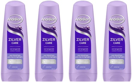 Andrélon Conditioner Zilver Care - 4 x 200 ml