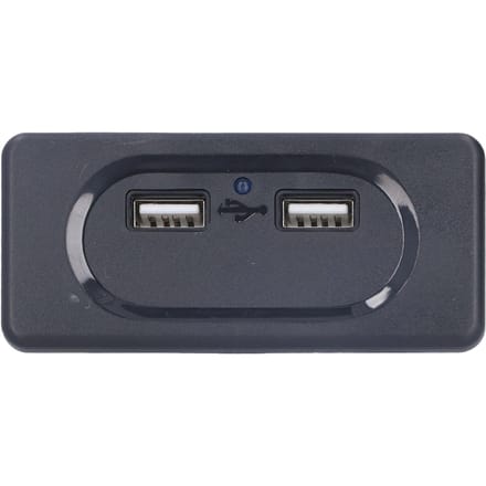 RV USB-oplader Hoge Snelheid Dubbele Poort Intelligente Schakeling Auto-oplader Socket met Blauwe LED