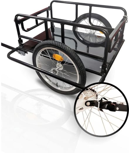 Fietskar Bagage - Fietsaanhanger - Aanhangwagen Fiets - Groot