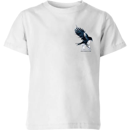 Harry Potter Ravenclaw Kids' T-Shirt - White - 122/128 (7-8 jaar)