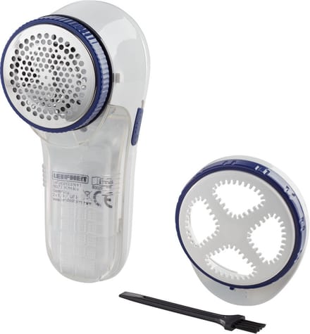 Leifheit elektrische kledingontpluizer pluizentondeuze - incl. batterijen - wit - blauw