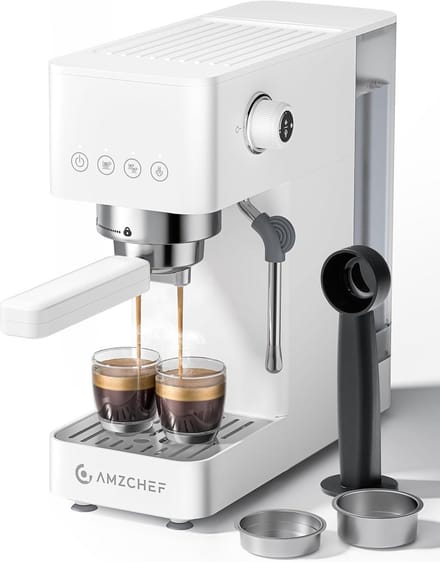Espressomachine met 20 Bar Pompdruk en Professionele Melkopschuimer Cappuccino Latte
