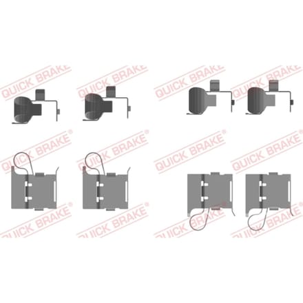 Toebehorenset, schijfremblok QUICK BRAKE 109-0097