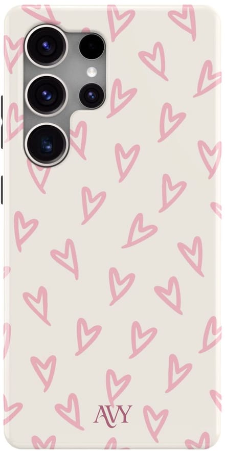 AVY Hard Shell Back Cover | geschikt voor Samsung Galaxy S25 Ultra | Cupid Blush | Compatibel met MagSafe & Qi2