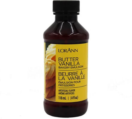 LorAnn Butter Vanilla Bakery Emulsion - aroma voor taarten en desserts - 118 ml