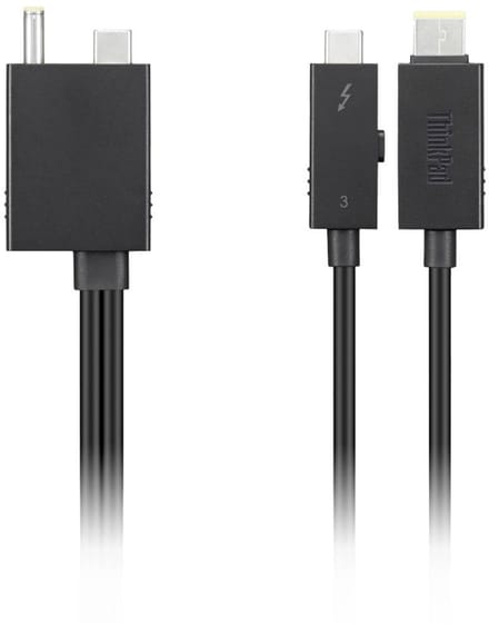 ThinkPad Tunderbolt 4 WorkStation Thunderbolt 4 workstation dock split kabel Geschikt voor merk (dockingstation): Lenovo Thinkpad USB-C Power