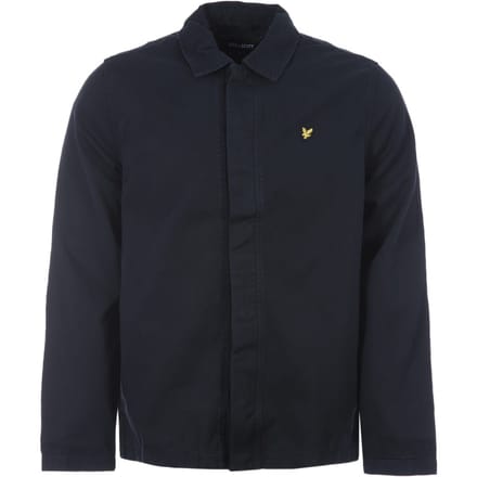 Lyle & Scott gewassen, marineblauw overshirtjack