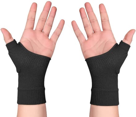 Duimhandschoenen, handpolsondersteuning, vingervrije handschoenen 1 paar