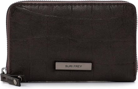 SURI FREY Portemonnee SFY Hadley Zip Around Wallet Brown Donkerbruin